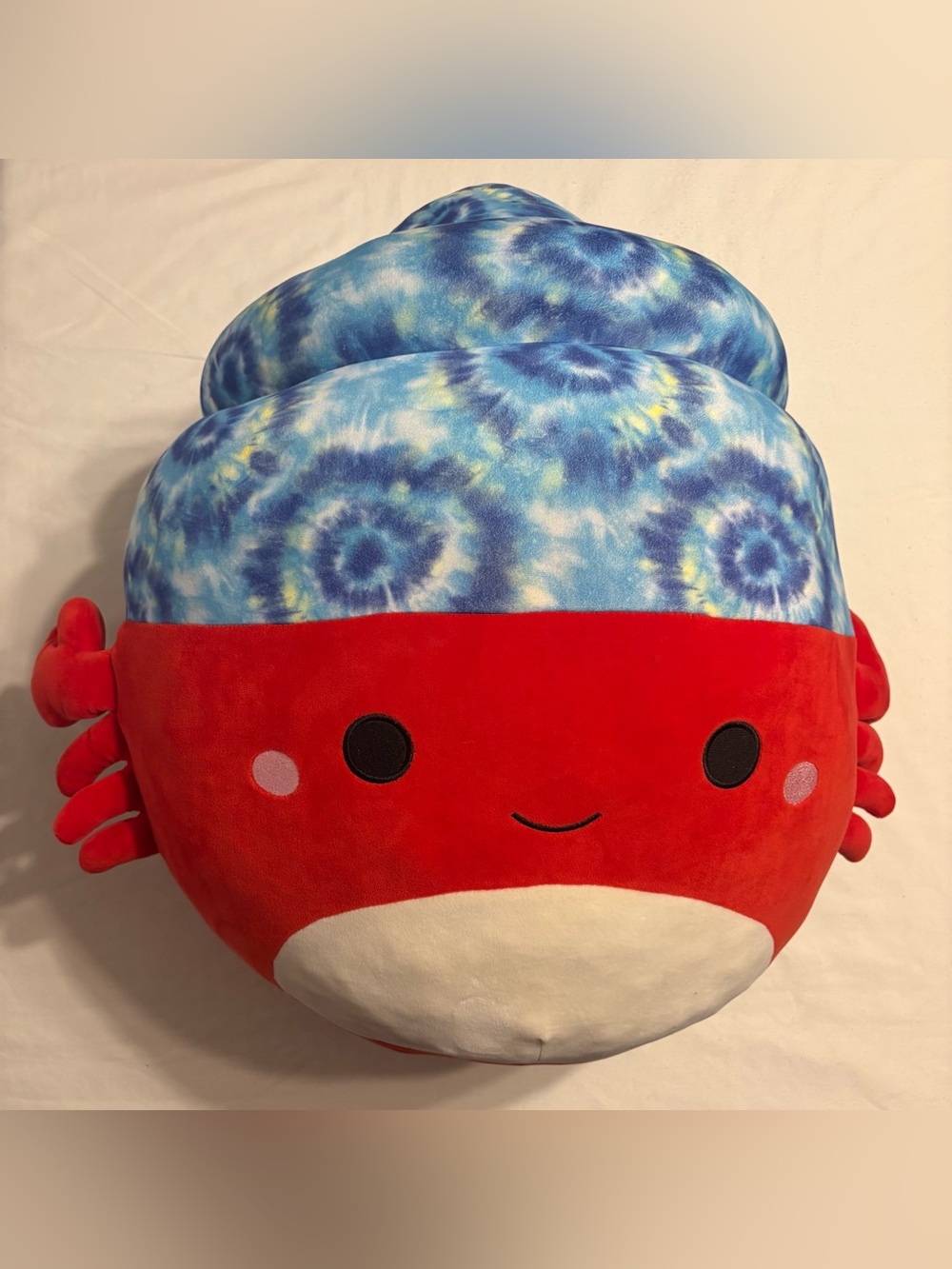 20 Inch Squishmallows Indie the Hermit Crab with tie- dye Shell